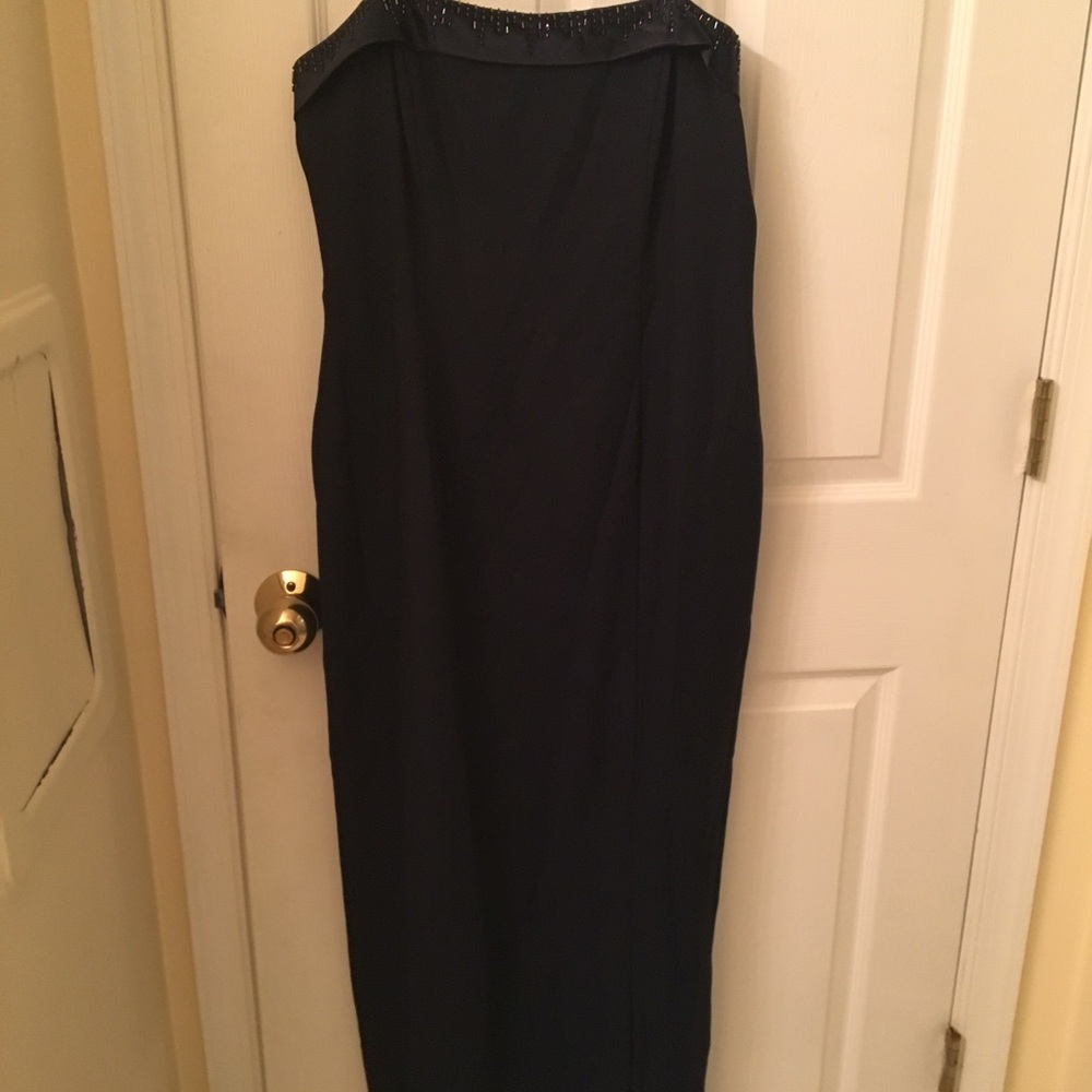 Beautiful dark navy blue gown